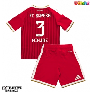 Bayern Munich Kim Min-jae #3 Dětské Domácí dres komplet 2026-27 Krátký Rukáv (+ trenýrky)